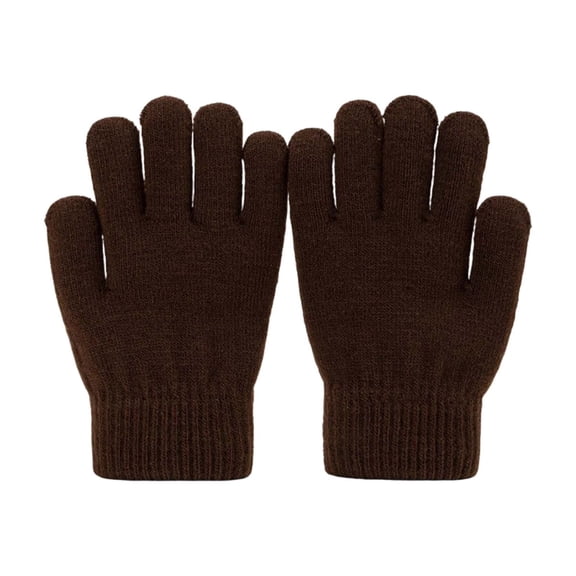 uikmnh Gloves for Winters Kids Winter Gloves for Boys and Girls Full Fingered Warm Soft Comfortable Kindergarten Outdoor Play Cold Weather Size:4-8 Years
