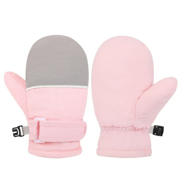 uikmnh Gloves for Winters Warm Winter Ski Mittens for Kids Soft Thermal Gloves for Boys Girls Outdoor Activities Size:4-10 Years
