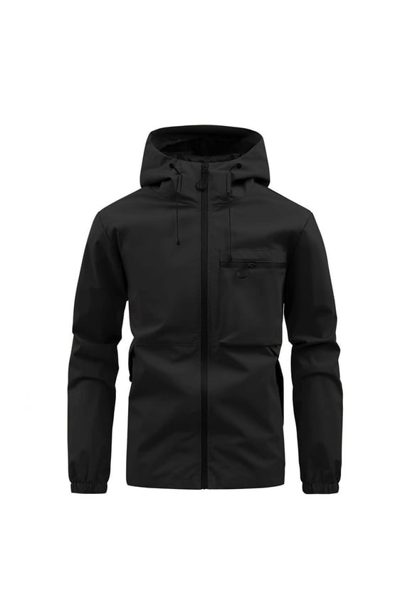 Jackets for Men,Hundreds of Tops Men'S Hooded Casual Outdoor Coat Rushing Jacket,Winter Jackets for Men Size:XS