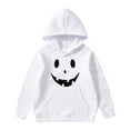 thumbnail image 1 of uikmnh Kids Hoodies Boys and Girls Halloween Hoodie Print Pullover Sweatshirt for Kids Soft Jacket with Graphic Design Comfortable Casual Outfit Size:11-12 Years, 1 of 4