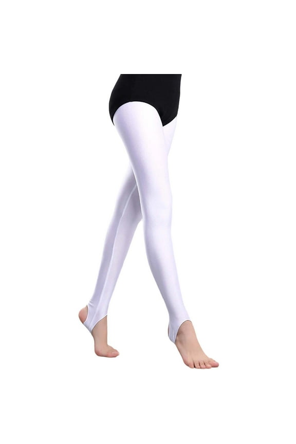Kids Pants Girls Dance Pants Stretchy Ballet Leggings Smooth Performance Tights for Yoga Gymnastics Practice Comfortable Breathable Soft Fabric Size:4-5 Years