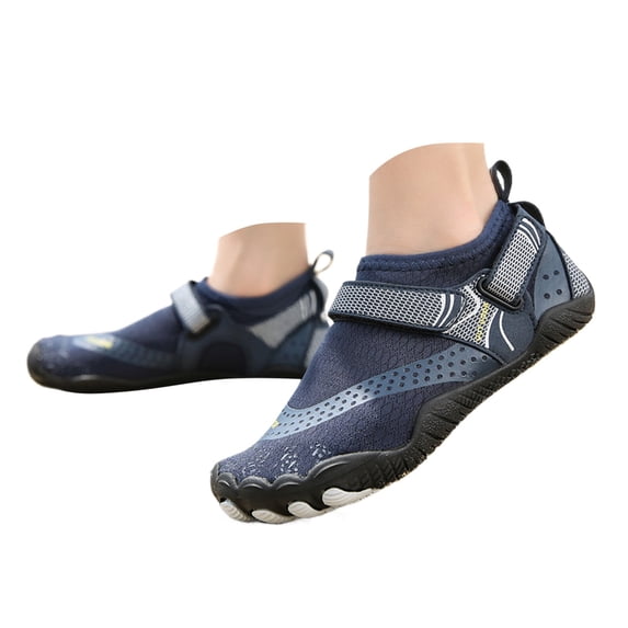 uikmnh Kids Water Shoes Barefoot Non Slip Beach Swim Shoes for Boys Girls Size:3.5
