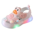 thumbnail image 1 of uikmnh Light Up Baby Sandals Soft Sole Casual Beach Footwear for Girls and Boys Cartoon Kids Shoes Size:12-18 Montths, 1 of 8