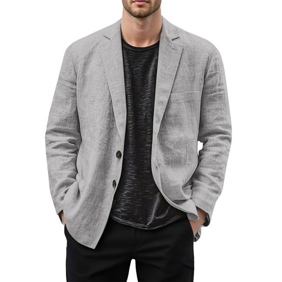 uikmnh Long Sleeve Shirts Stylish Men's Casual Business Shirt Versatile Loose Fit Layer Linen for Men for formal and Informal Occasions Size:4XL