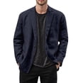 thumbnail image 1 of uikmnh Long Sleeve Shirts Stylish Men's Casual Business Shirt Versatile Loose Fit Layer Linen for Men for formal and Informal Occasions Size:S, 1 of 6