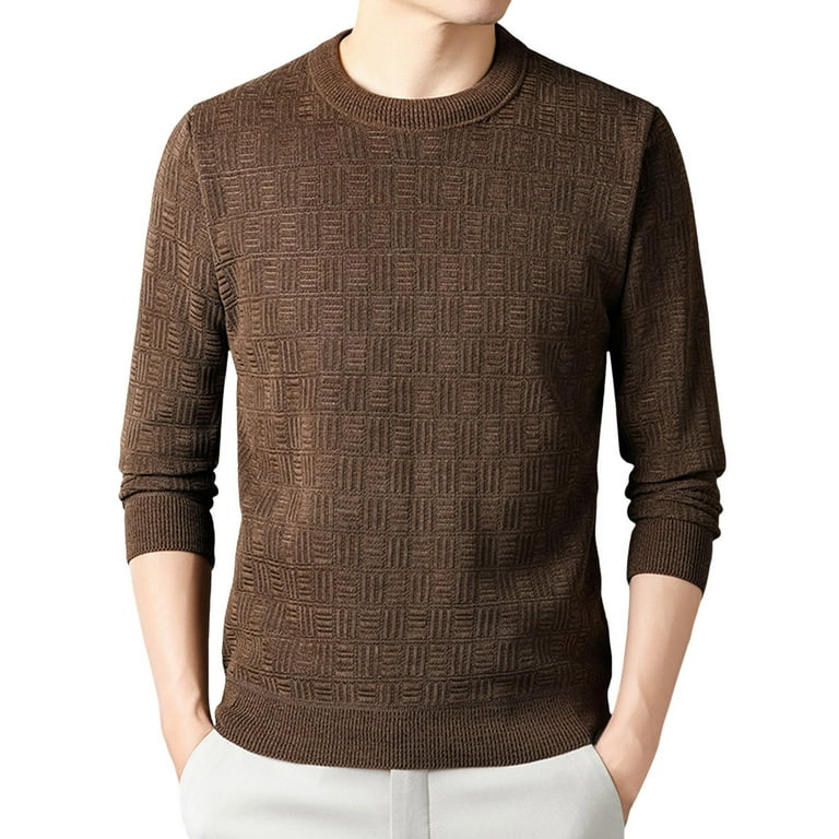 Fashion Versatile Stand Collar Jacquard Knit Sweater Fashion Versatile Stand Collar Jacquard Knit Sweater