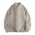 thumbnail image 1 of uikmnh Men T Shirts Thermal Long Sleeve Shirt Winter Warm Lined Base Layer Top for Cold Weather Comfort Fit Activewear Size:M, 1 of 4