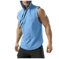 thumbnail image 1 of uikmnh Men Tank Tops Athletic Hooded Tank Top Lightweight Quick-Dry Fitness Running Training Sleeveless Shirt for Sports and Leisure Activities Size:M, 1 of 7