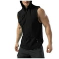 thumbnail image 1 of uikmnh Men Tank Tops Athletic Hooded Tank Top Lightweight Quick-Dry Fitness Running Training Sleeveless Shirt for Sports and Leisure Activities Size:M, 1 of 5