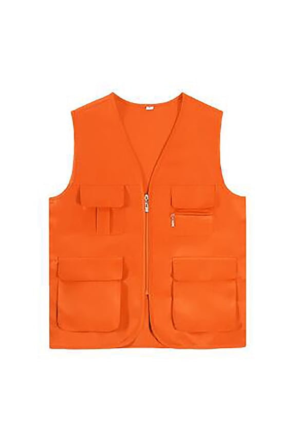 Men Tank Tops Emergency Field Jacket Vest with Multiple Utility Pockets for Fishing and Outdoor Activities Size:4XL