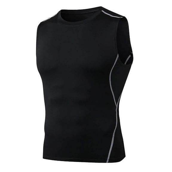 uikmnh Men Tank Tops Fashion Casual Tight Fit Sports Fitness Elastic Sleeveless Athletic Tank Top Size:XL