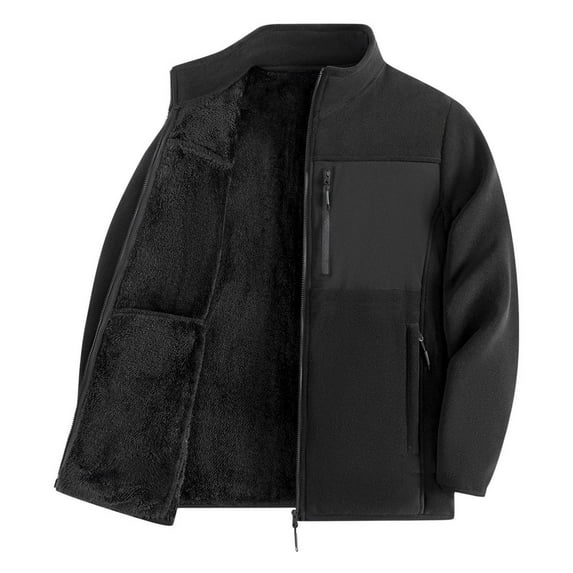 uikmnh Mens Winter Jackets Thermal Jacket Winter Windproof Outdoor Warm Coat with Thick for Cold Weather and Comfort Size:XL
