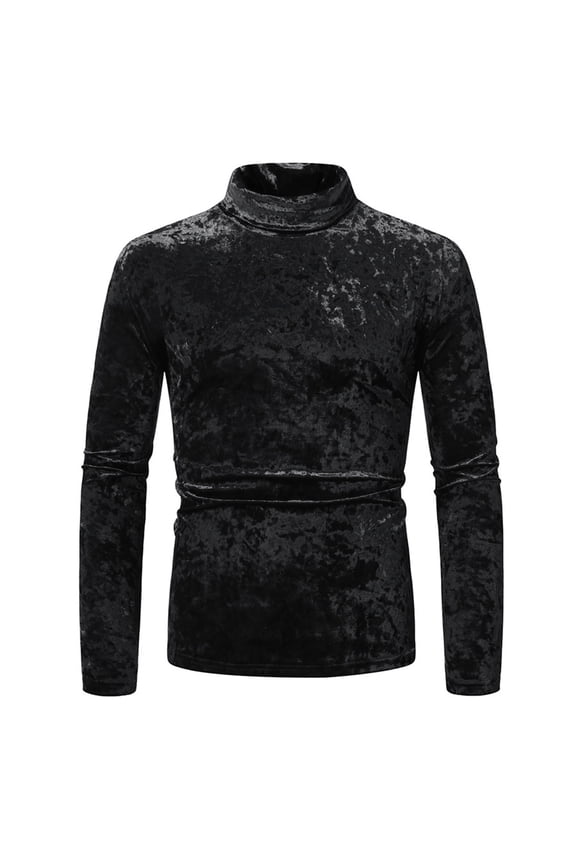 Mens Winter Jackets Winter Velvet Stand Collar Long Sleeve Base Layer Shirt Thermal Underwear Top for Cold Weather Comfort Size:M