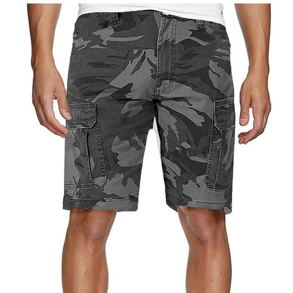 uikmnh Men's Shorts Causual Athletic Pants with Pockets Cargo Short,for Size 2XL