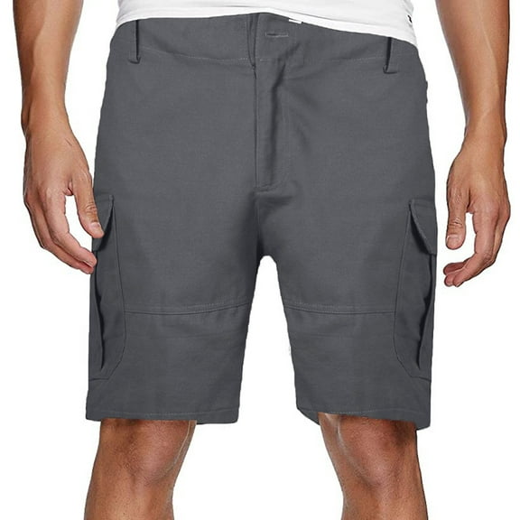 uikmnh Men's Shorts Causual Athletic Pants with Pockets Cargo Short,for Size 2XL