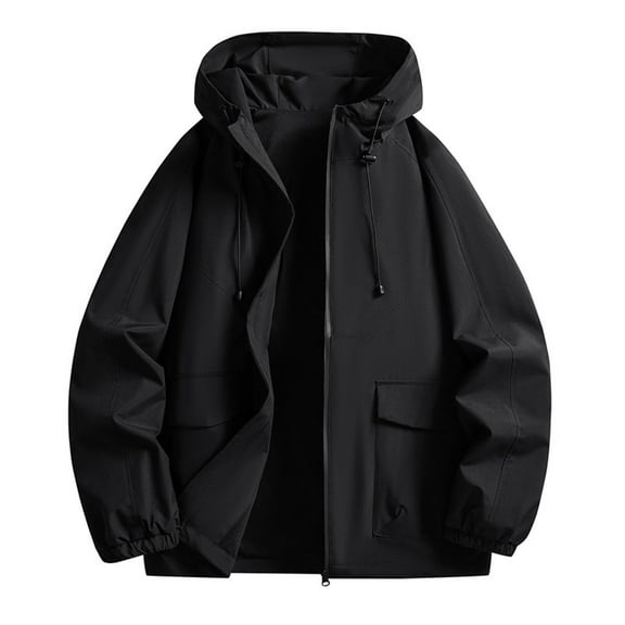 uikmnh Men's Winter Coats Men's Casual Jackets Spring Outdoor Sports Windproof Couples Hiking Jackets for Daily Activities with Stylish Design Size:S