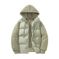 thumbnail image 1 of uikmnh Men's Winter Coats Men's Extreme Cold Weather Insulated Heavy Duty Winter Jacket with Detachable Hood for Outdoor Adventures and Daily Wear, 1 of 4
