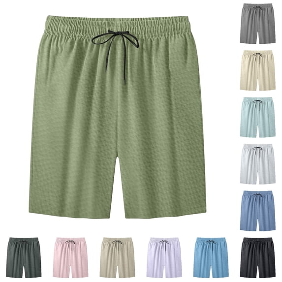 uikmnh Mens Drawstring Linen Shorts Comfort Stretch Fit Relaxed Everyday Shape Neat Tailored Lines for Everyday Errands,4XL