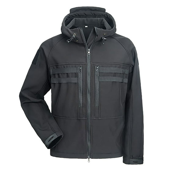 uikmnh Mens Jackets Solid Color Men's Casual Jacket Versatile Stylish Outerwear for All Day Comfort Year Round Wear Breathable Fabric Durable Construction Ideal for Layering Size:S