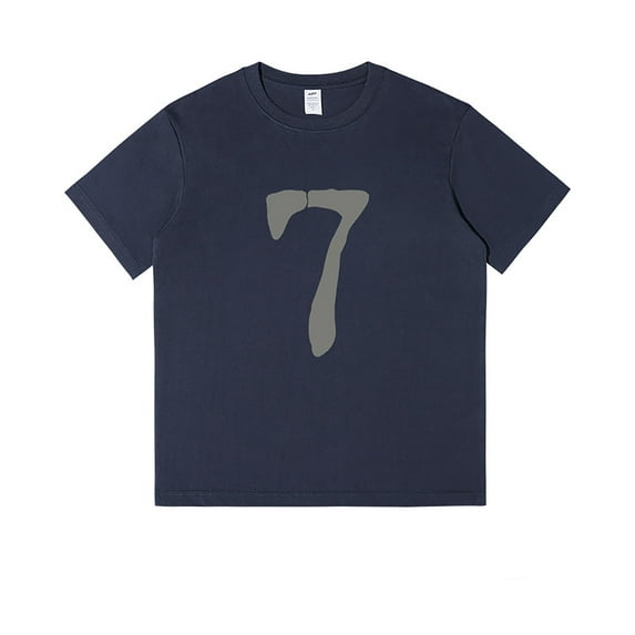 uikmnh Mens Shirts Men's Digital Print Short Sleeve Summer Loose T Shirt Size:M