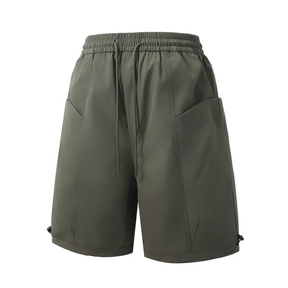 uikmnh Mens Shorts 2025 Summer Men's Large Sized Loose Casual Sportswear Fashion Workwear Shorts Size:L