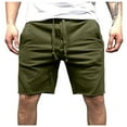thumbnail image 1 of uikmnh Mens Shorts Men S Loose Fashion Comfortable Jeans Star Shorts Summer Fashion Casual Heavyweight Five Point Trousers Size:2XL, 1 of 5