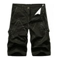 thumbnail image 1 of uikmnh Mens Shorts Men's Cargo Shorts Baggy Multi Pocket Five Quarter Mid Length Size:29, 1 of 2