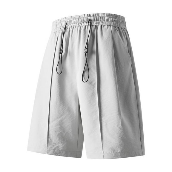 uikmnh Mens Shorts Men's Casual Shorts Summer Loose Fit Comfortable Elastic Waist Breathable Lightweight Outdoor Wear Size:2XL