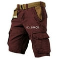 thumbnail image 1 of uikmnh Mens Sweatpants Men's Cargo Pants Summer Digital Print Casual Outdoor Trousers Comfortable Loose Fit Lightweight Design Ideal for Summer and Autumn Activities Size:M, 1 of 2