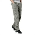 thumbnail image 1 of uikmnh Mens Sweatpants Men's Pants Men's Cargo Pants for Daily Wear and Work Loose Fit with Pockets Straight Leg Design for Versatile Styling and Comfort Size:2XL, 1 of 5