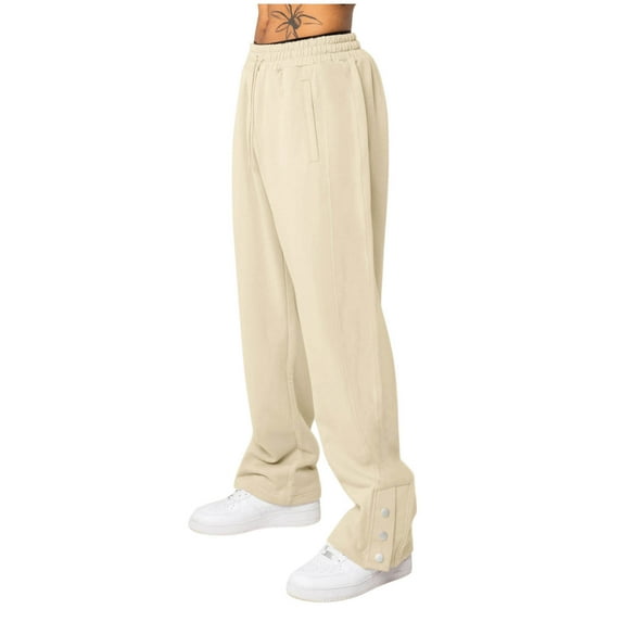 uikmnh Mens Sweatpants,Mens Sports Loose Pants Drawstring Waist and Foot Pants,Size 2XL