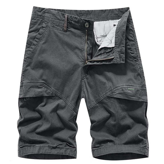 uikmnh Mens Sweatpants Summer Men's Solid Color Casual Running Sports Pocket Cargo Five Shorts Size:31