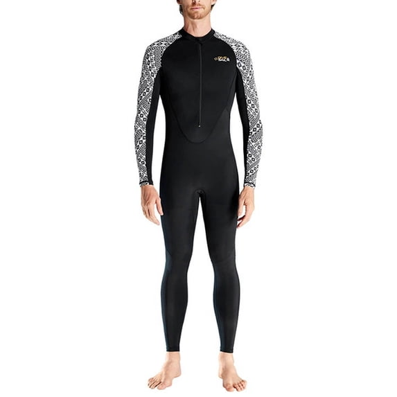 uikmnh Mens Swimsuit Swimwear Sun Wetsuit for Surfing Beach Swimming and Ice Diving Activities with Technology Size:L