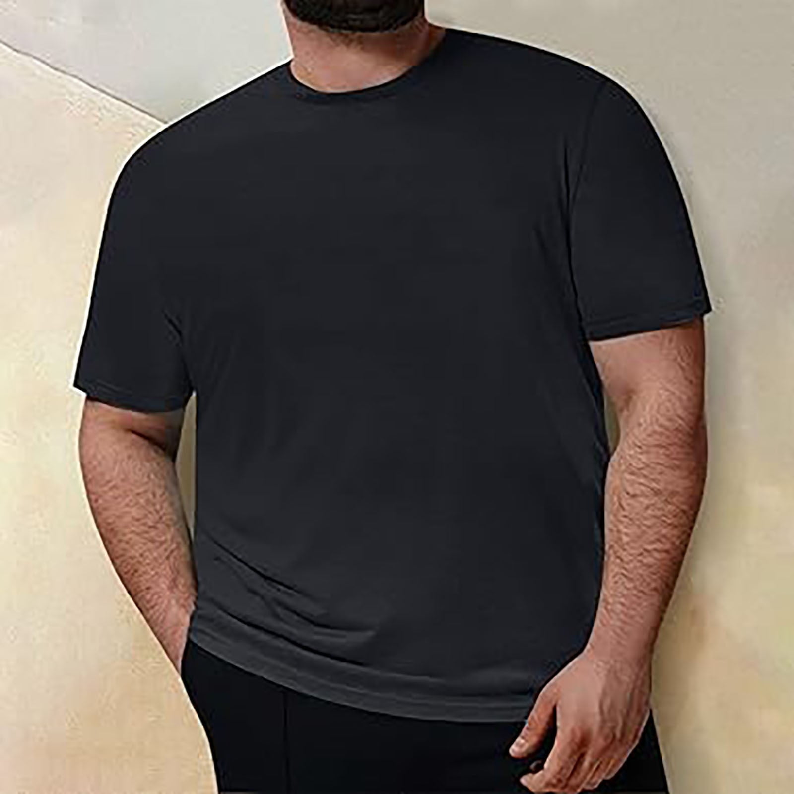 uikmnh Mens Tops,Mens T Shirt Plus Size Comfortable Soft Mens Plus Size