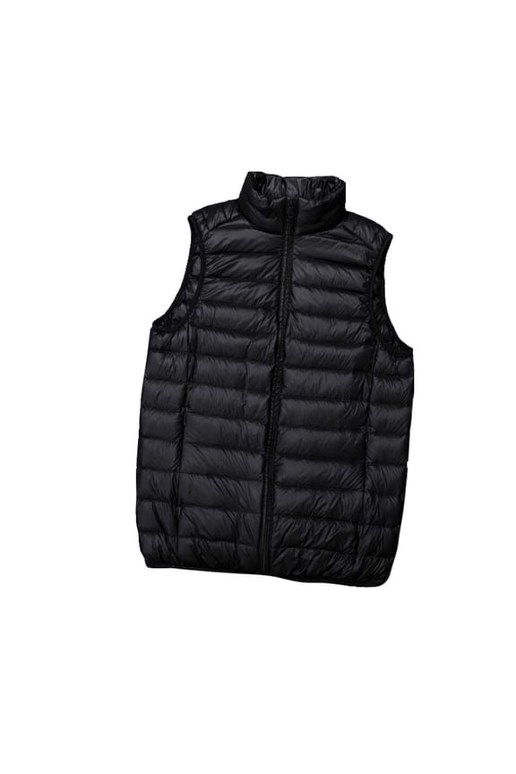 Mens Vests Casual Men's Winter Lightweight Down Vest Insulated Warm Gilet for Outdoor Sports and Casual Wear Size:M