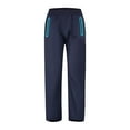 thumbnail image 1 of uikmnh Pants for Men Rain Pants Men's Breathable Overpants Lightweight Hiking Pants Neutral Adult Outdoor Hiking Pants Work Pants Functional Thin Double Layer Size:XL, 1 of 5