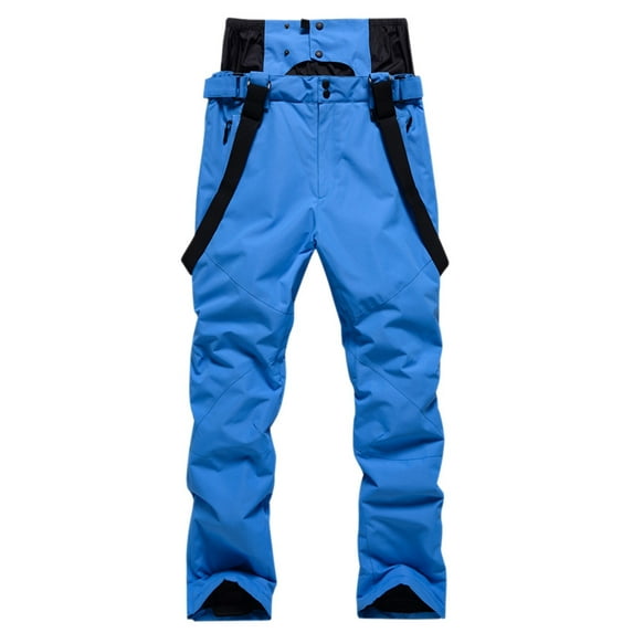 uikmnh Pants for Men's Winter Thermal Ski Pants with Detachable Liner for Outdoor Cold Weather Activities and Casual Wear Comfort Solid Color Size:M