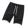 thumbnail image 1 of uikmnh Shorts Men Men's Summer Trendy Ice Silk Loose 5 Piece Beach Shorts Casual Pants Lightweight Comfortable Casual Wear Size:4XL, 1 of 6