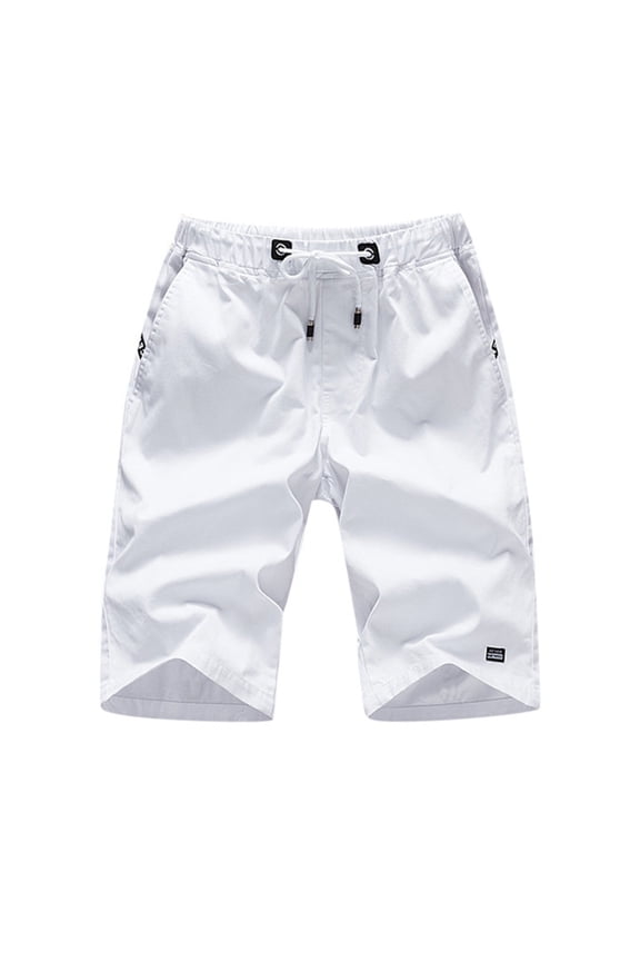 Shorts for Men 2025 Summer Fashion Street Trend Casual Beach Big Shorts Loose Men's Seven Point Shorts Size:L