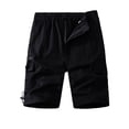 thumbnail image 1 of uikmnh Shorts for Men Men's Summer Casual Pocket Straight Leg Solid Color Shorts Size:2XL, 1 of 4