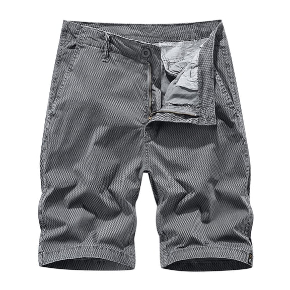 uikmnh Shorts for Men Men's Summer Wash All Wear Casual Cargo Five Quarter Pants Size:32