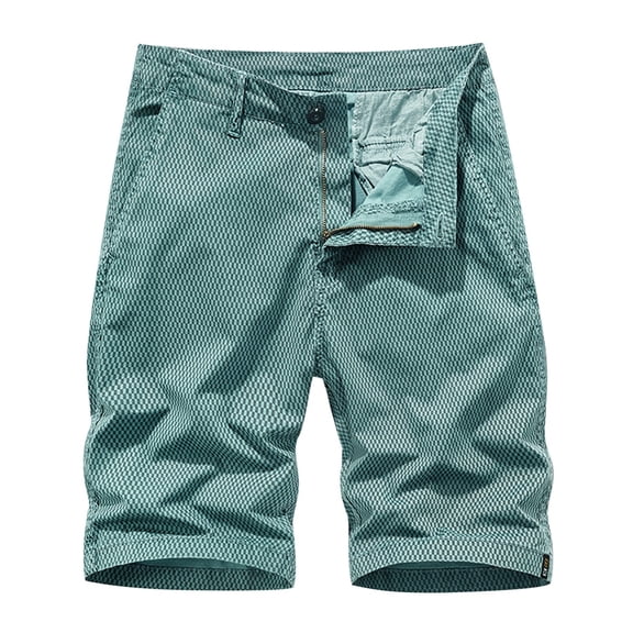 uikmnh Shorts for Men Men's Summer Wash All Wear Casual Cargo Five Quarter Pants Size:32