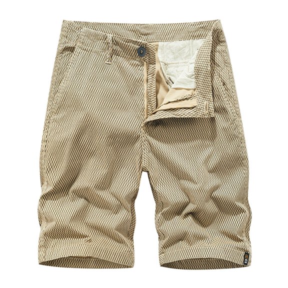 uikmnh Shorts for Men Men's Summer Wash All Wear Casual Cargo Five Quarter Pants Size:33