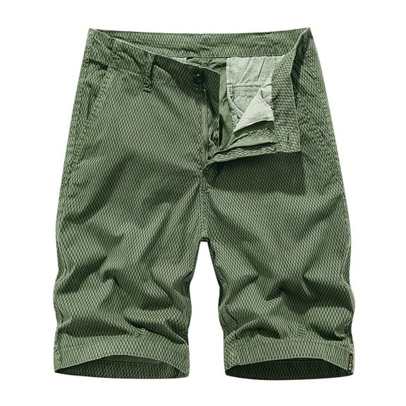 uikmnh Shorts for Men Men's Summer Wash All Wear Casual Cargo Five Quarter Pants Size:36