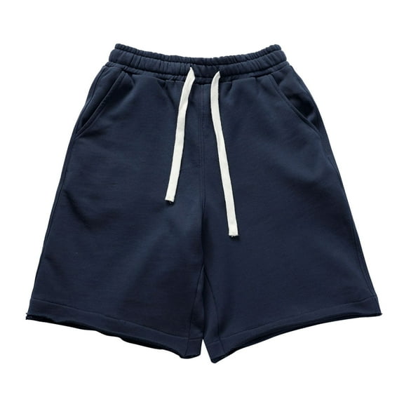 uikmnh Shorts for Men Summer Sports Casual Straight Leg Heavy Heavy Hem Loose Quarter Pants Size:M