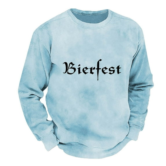 uikmnh Sweatshirts for Men Men's Fall and Winter Plus Size Hoodless Pullover Fashion Sweatshirt Garment Top Hop Oversized Crew Neck Sweatshirt Size:2XL