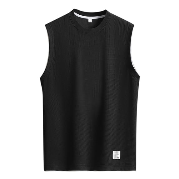 uikmnh Tank Tops Men 2025 Summer Fashion Men's Loose Fit Casual Crewneck Sleeveless Athletic Sportswear Tank Top Size:XL
