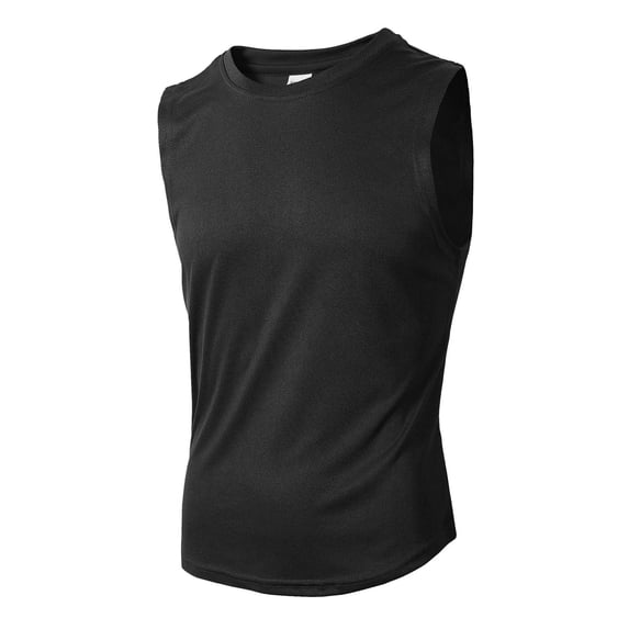 uikmnh Tank Tops Men Fashion Casual Sleeveless Tank Top Breathable Elastic Close Fitting Bodybuilding Vest Size:XL