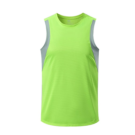 uikmnh Tank Tops Men Slim Fit Athletic Tank Top Tight Fitting Muscle Shirt Sleeveless Performance Workout Vest Size:L