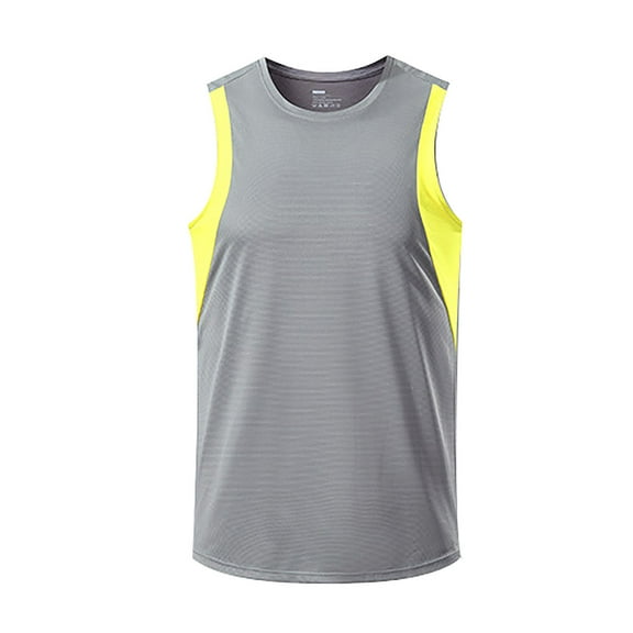 uikmnh Tank Tops Men Slim Fit Athletic Tank Top Tight Fitting Muscle Shirt Sleeveless Performance Workout Vest Size:M